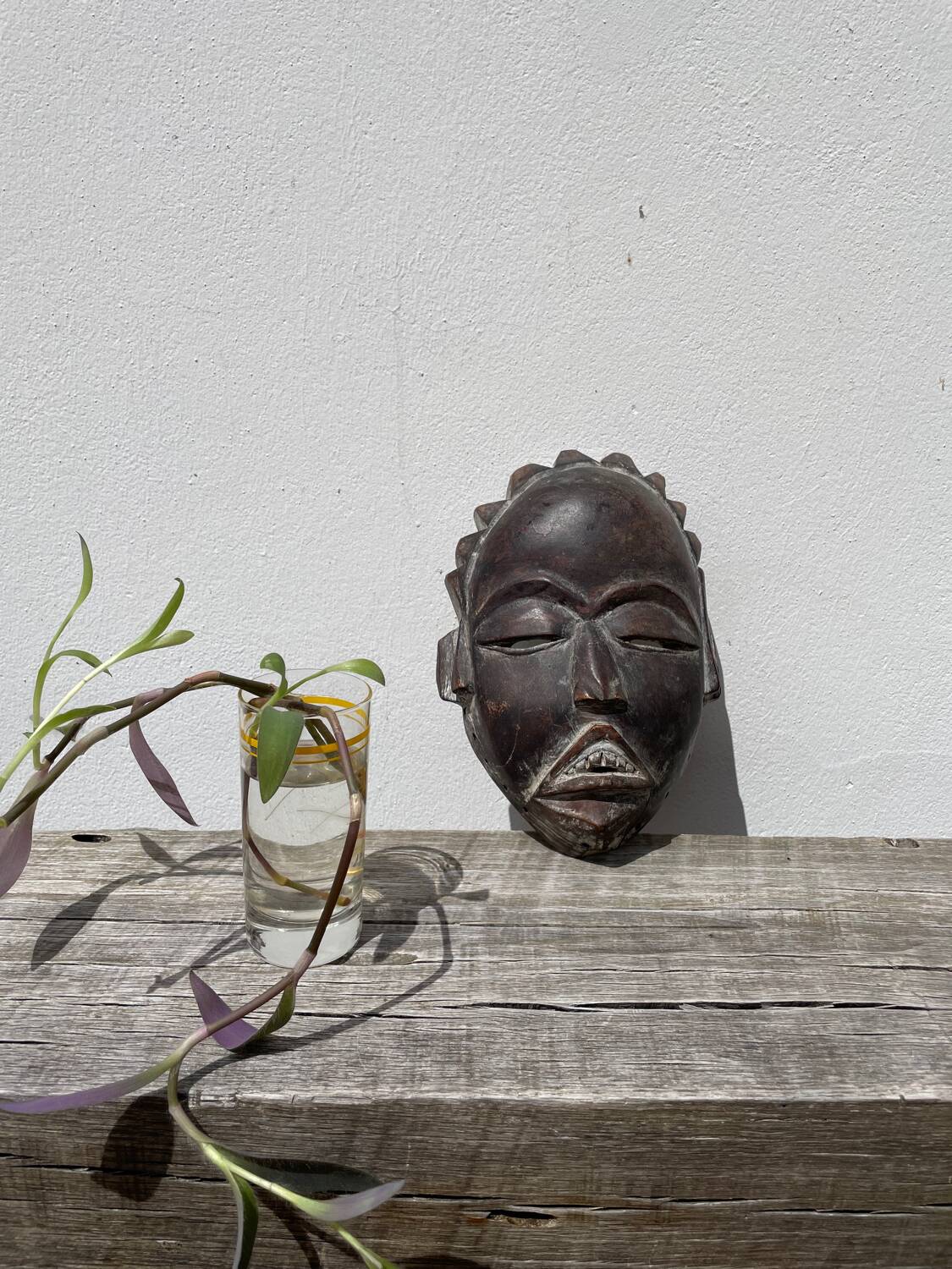 Minimalist African mask