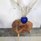 Table basse en bois pieds compas