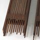 Pair of large wooden wall lights