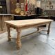 Solid oak table from the 1960s.