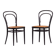 Vintage Thonet No. 214 chairs, Austria, 1970s set of 2