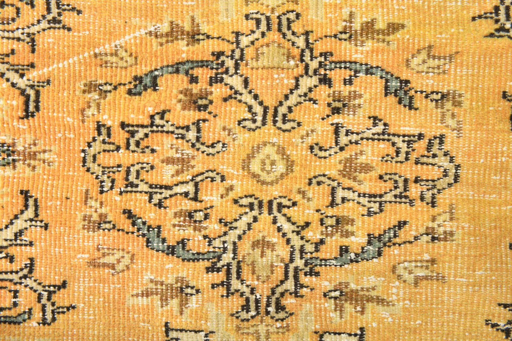 5x9 Orange & Yellow Oriental Vintage Rug, 157x273Cm