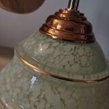 Clichy Art Deco glass wall lamp