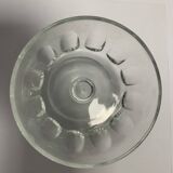 Coupes en verre transparentes anciennes