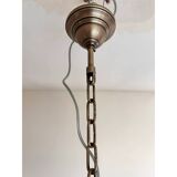 Contemporary Transparent “Tronchi” Murano Glass Burnished Chandelier in Venini