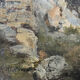 Charles Montlevault (1835-1897) Walkers along a cliff, Oil on canvas signed
