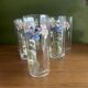 Set of carafe and 6 Legras glasses