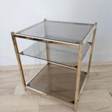 Belgo chrom side tables from the 70s