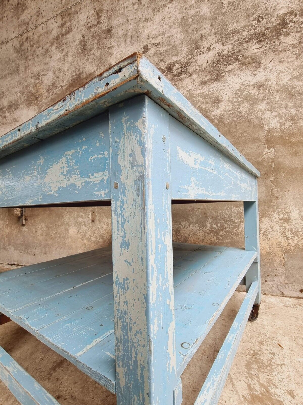 Old work table side table display table kitchen island