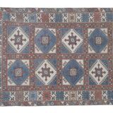 Handknotted wool turkish oushak rug 4'10" x 6'12"