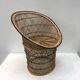 Emmanuelle armchair in rattan and braided buri