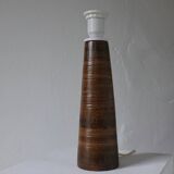 Grand pied de lampe de table en grès | Irma Yourstone | Suède | Années 1960