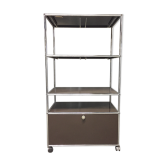 Meuble de rangement USM Haller vintage 1970