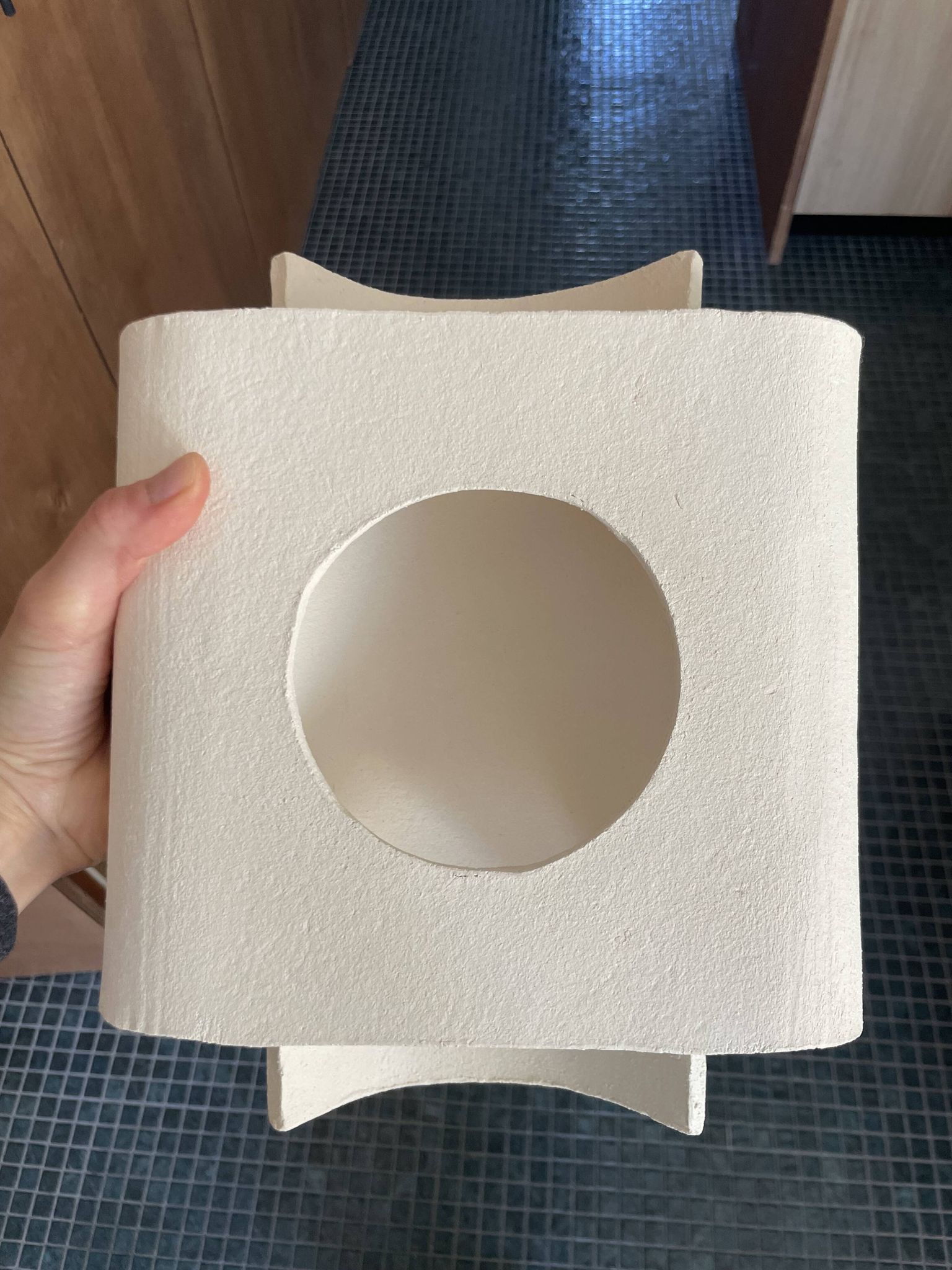 Lot de 2 applique TILE rousse
