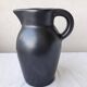 Black ceramic pitcher, Ateliers Ricard