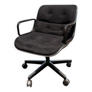 Fauteuil de Bureau Charles - tissu gris
