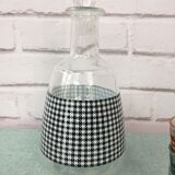 Houndstooth decanter and 6 matching lenses