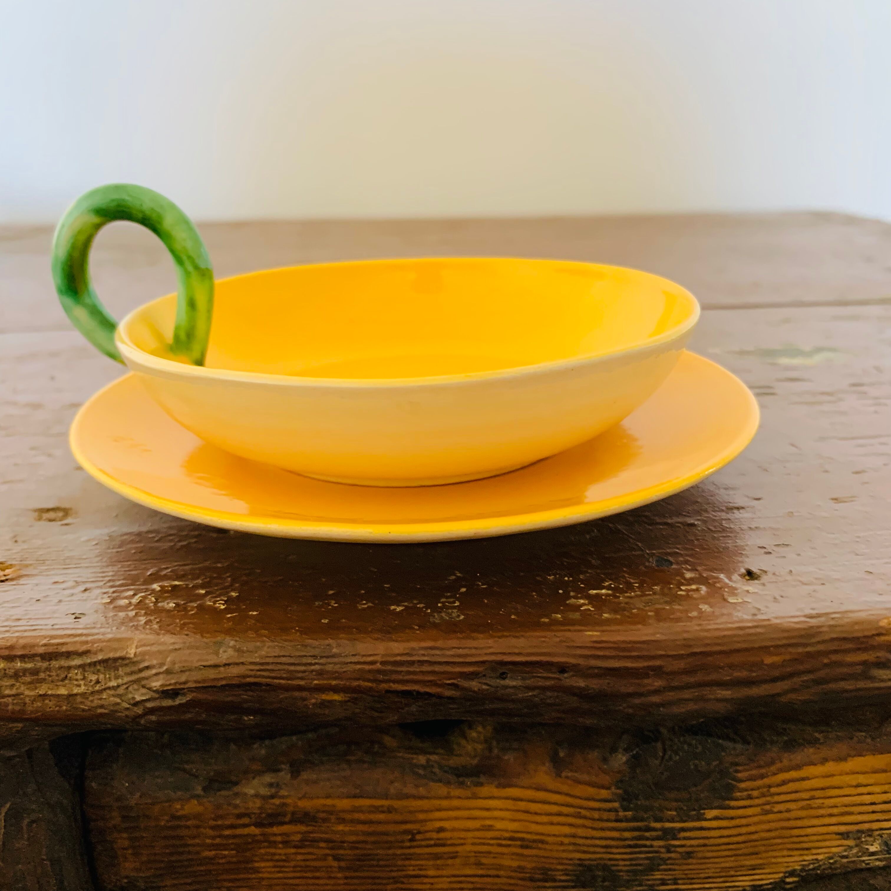 Vintage fruit service by Michel Clément