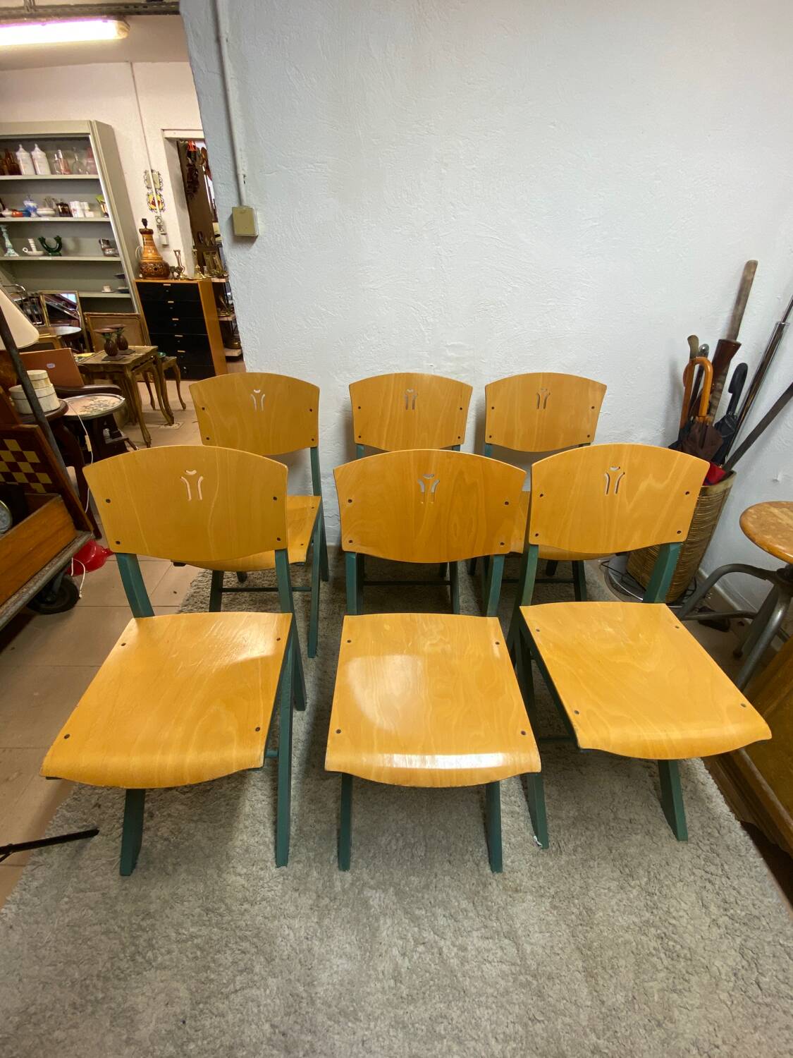 Baumann vintage beech dining chairs
