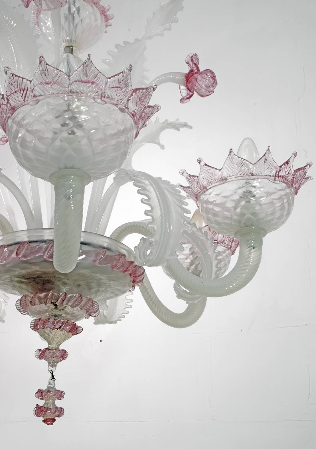20th Century Modern Venetian Murano Glass Chandelier "Ca'rezzonico" Style