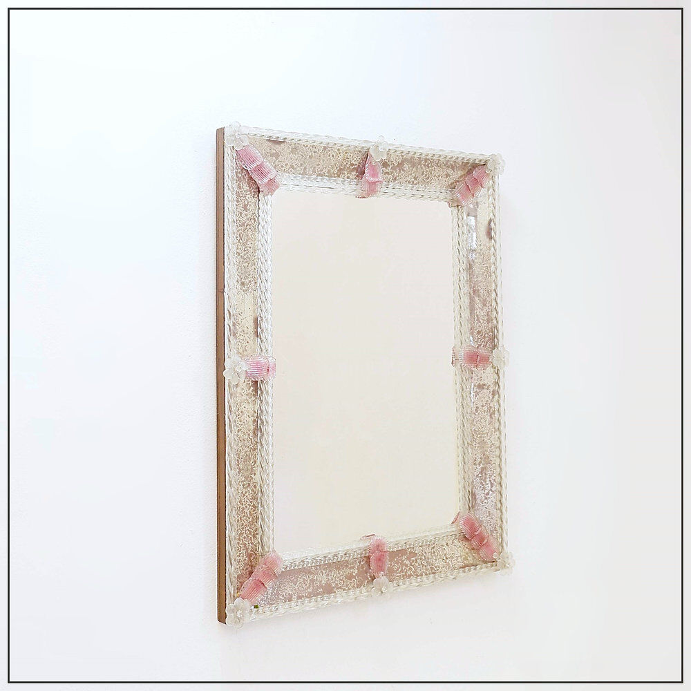 Venetian rectangular mirror Murano - Early 20th century