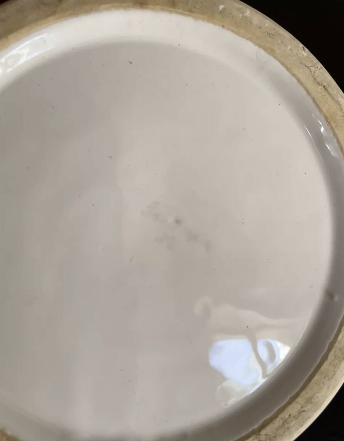 Cache-pot en faïence blanche, 1970