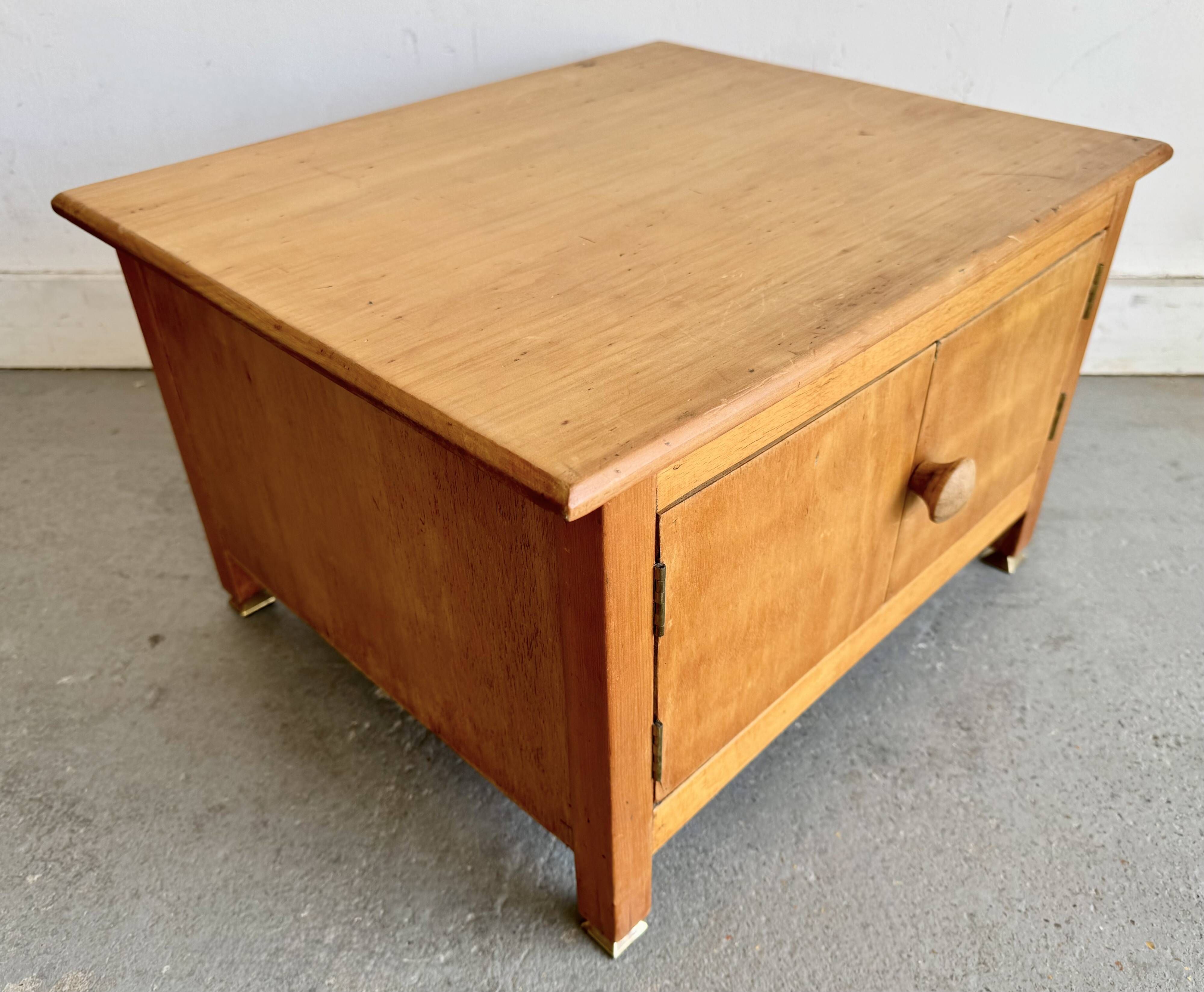 Vintage Low Bedside Cabinet