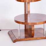 Restored ArtDeco Floor Lamp, J. Halabala, UP Zavody, Chrome, Czechia, 1930s