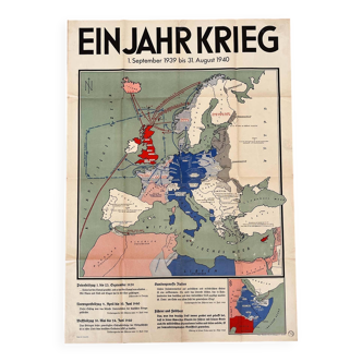 Original German military World War 2 - WWII poster - 1940
