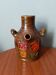 Vintage table lamp base Accolay brutalist country decoration