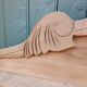 Étagère ancienne en bois sculpté