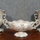 Three-piece ceramic garniture with neo-classical decoration – 20th century