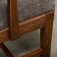 Fritz Hansen Armchair in stained beech wood and warm Grey Mohair, 1940s