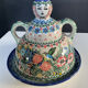 Cloche dish by Teresa Liana in glazed ceramic Poland