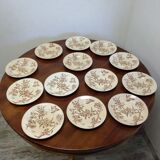 Service de table LONGCHAMP Terre de fer modèle Small bird 43 pièces