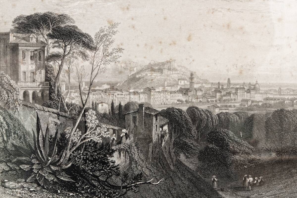 Paire de lithographies encadrées, par G. Engelmann, début 19ème.