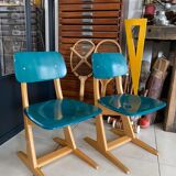Casala vintage blue/green children's chair
