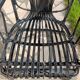 Vintage rattan armchair