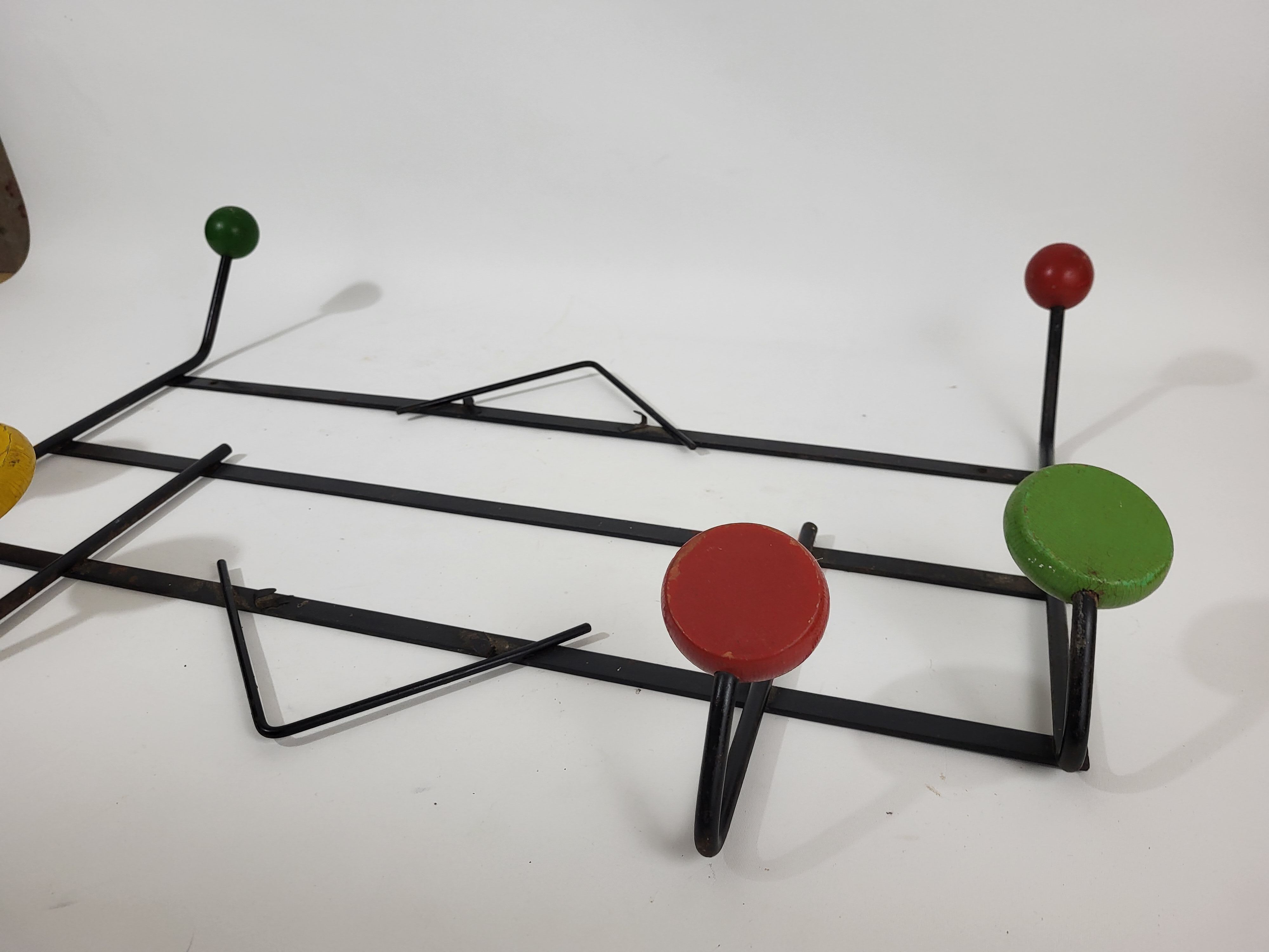 Coat rack balls vintage colors 50-60