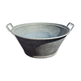 Bassine en zinc 42cms de diamètre