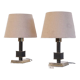 Paire de lampes vintage 1970