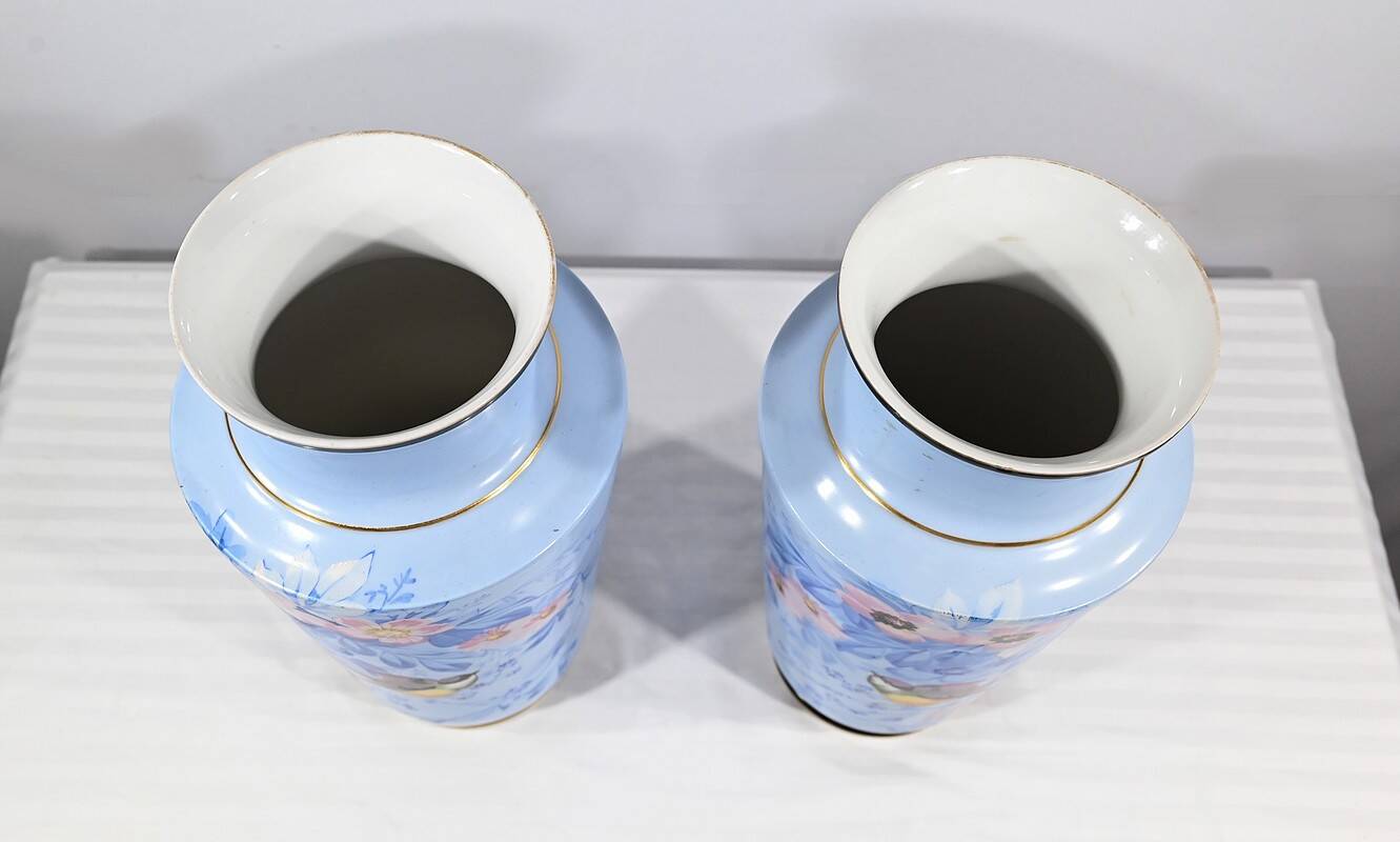 Pair of Porcelain Vases – Mid-19th Century