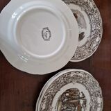 Gien dessert plates