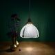 Vintage art deco frosted glass lampshade pendant light