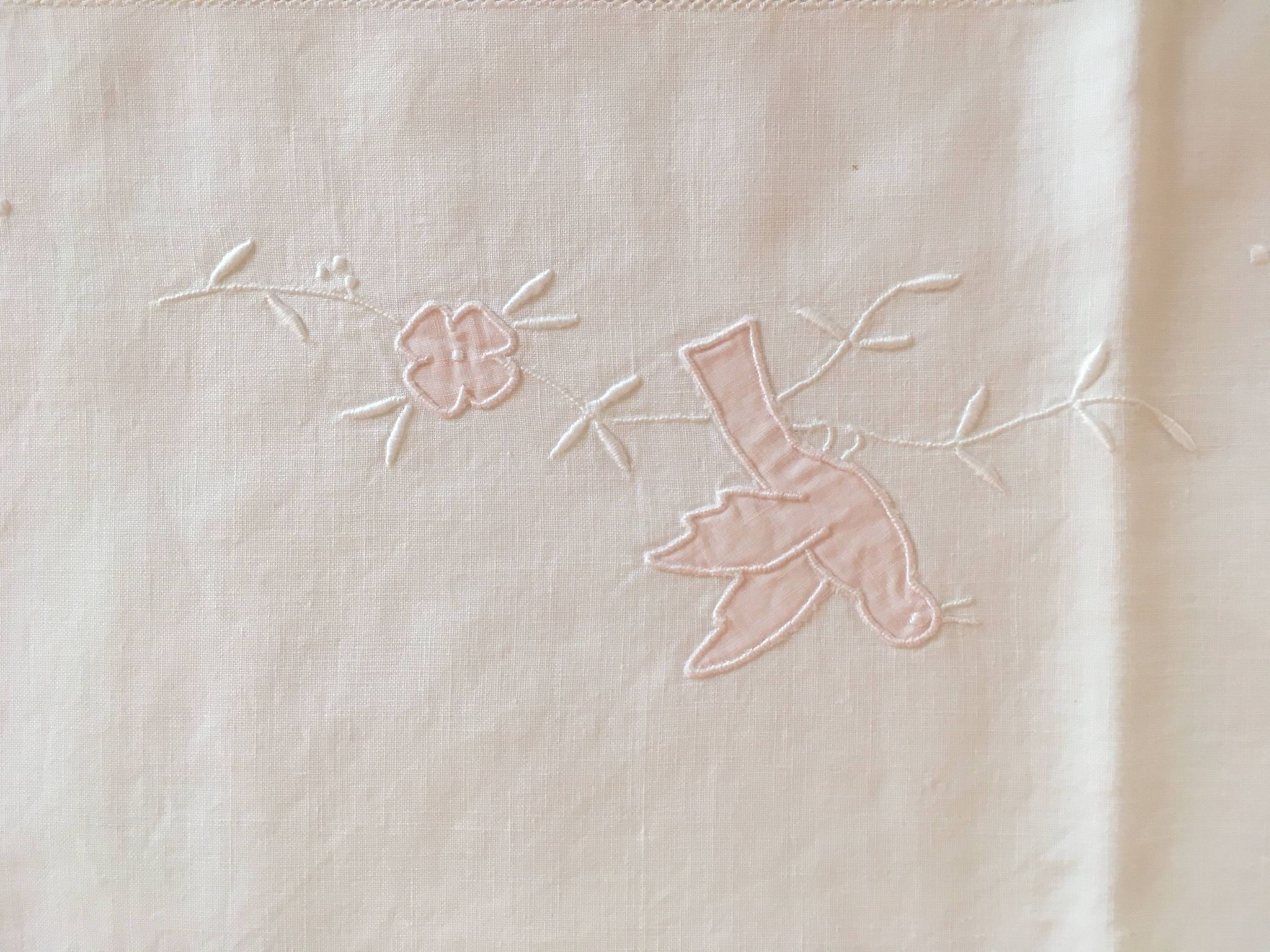 Vintage baby sheet.