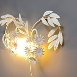 Vintage floral  wall lamp by Hans Kögl , 1970s