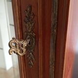 Art Nouveau Art Deco beech cabinet