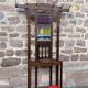 Coat rack wardrobe hook art deco 1940s