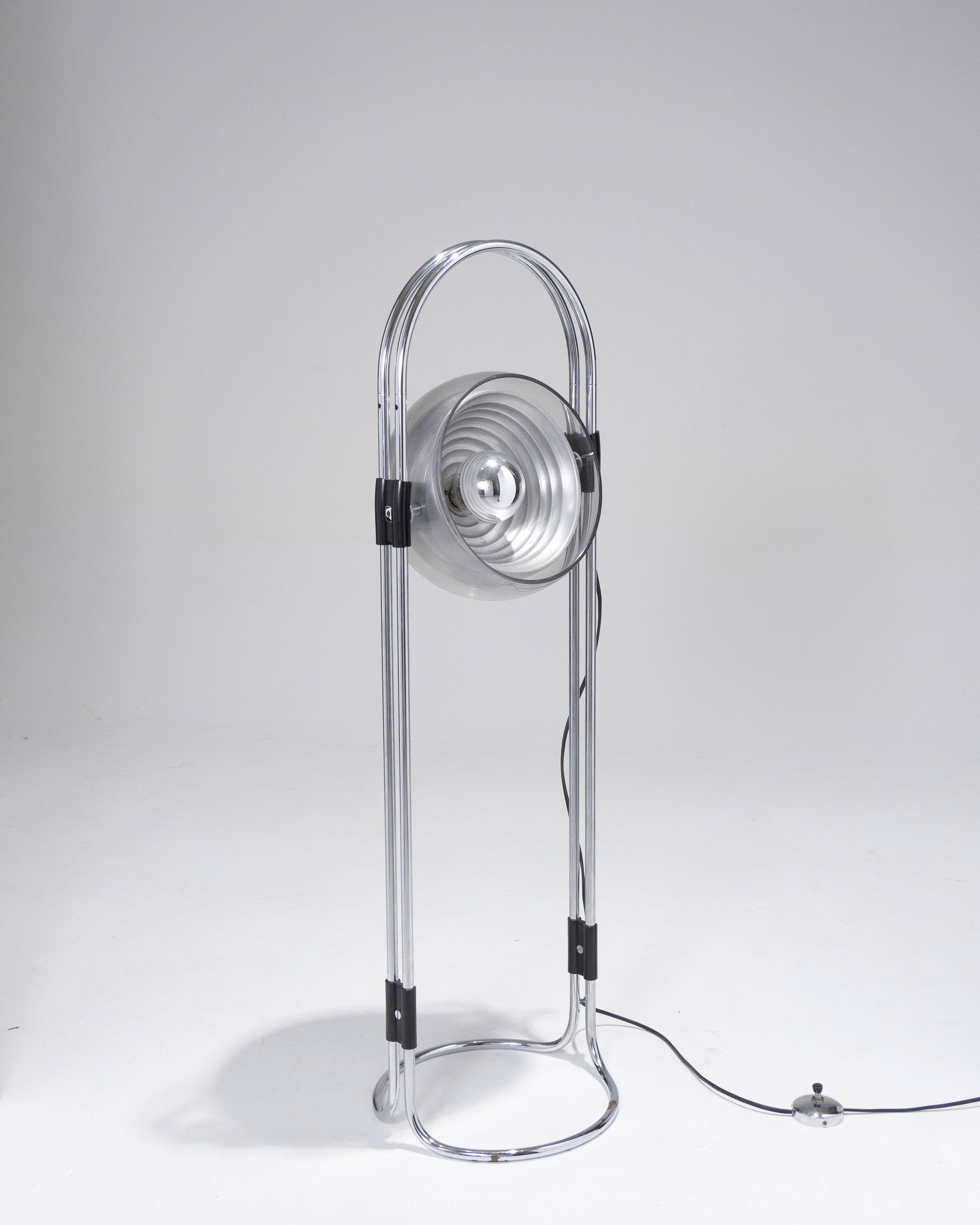 Space Age floor lamp, Andre Ricard, Metalarte, 1970s