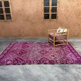 Violet carpet Beni M'Guild - 193 x 310 cm